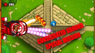 Consecrated Ground Special Mission  No Lives Lost  Bloons Monkey City [upl. by Ximenes]