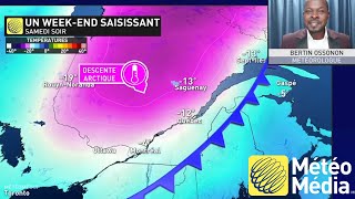 Prévision Météo un weekend saisissant  7 janvier 2023 [upl. by Aniratac]