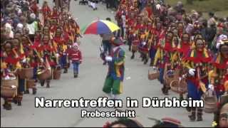 Narrentreffen Dürbheim Probeschnitt NZ Aixheim [upl. by Assil]