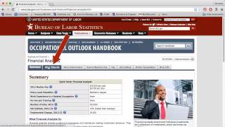 Using the Occupational Outlook Handbook Website [upl. by Curr]