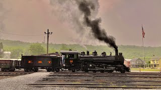 East Broad Top railroad action featuring EBT 16 2023 rail tour [upl. by Hendrickson998]