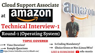 Cloud Support Associate Technical Interview1 30 Interview Questions Amazon CSA Experience  AWS [upl. by Galang]