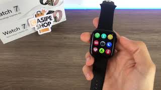 Smartwatch Watch 7  Todas as funções Como configurar e Recomendações [upl. by Burner595]