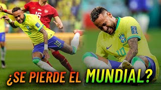 La LESIÓN de NEYMAR JR en el MUNDIAL de QATAR [upl. by Avihs]