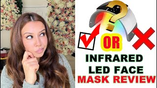 Bestqool Photon Led Light Therapy Device Review InfraRed LED Face Mask Review [upl. by Bolte]