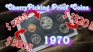 Valuable Coins To Look for in 1970 Proof Sets  Cherrypicking Proof Sets [upl. by Akehsar]