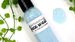 How to Make Exfoliating Face Wash w Fruit Acid Complex [upl. by Windsor120]