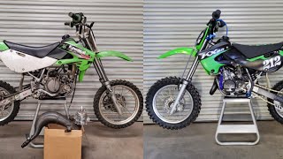 Kx65 pit bike full build start to finish [upl. by Lebazi]