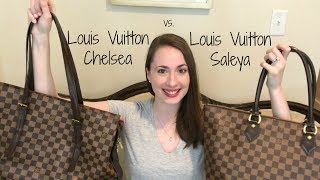 Louis Vuitton Chelsea and Saleya Tote  Detailed Review  What Fits Inside  Comparison [upl. by Flight]