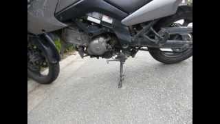 Motorcycle chain maintenance setup with no centerstand [upl. by Papert]