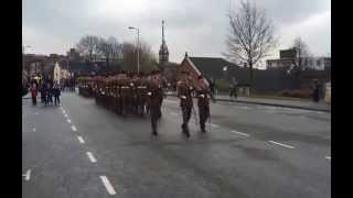 Mercian Regiment March Past [upl. by Kinata]