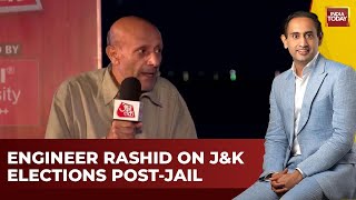 NewsTrack Engineer Rashid Discusses Jammu Kashmir Elections PostJail Release  India Today [upl. by Alrahc]