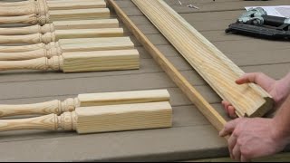 How to Install Handrails and Lattice Strips from SampL Spindles [upl. by Nassir235]