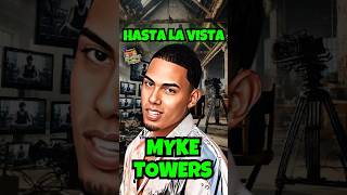 Myke Towers  HASTA LA VISTA Letra  Lyrics shorts [upl. by Acinoreb]