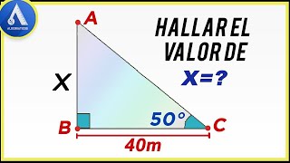 Calcular el VALOR del CATETO OPUESTO [upl. by Ark371]