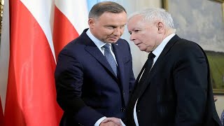 Kaczyński krytykuje wizytę Dudy u powodzian prezydent odpowiada na zarzuty [upl. by Kallista]