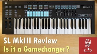 Novation SL MkIII MIDI Keyboard Review Is it a gamechanging controller 49SL MK361SL MK3 [upl. by Lea495]