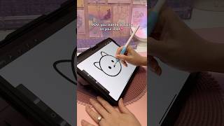 iPad drawing 💕✏️ apple pencil  procreate app  digital art  iPad accessories [upl. by Eiram]