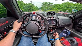 What Its Like To Drive A Pagani Huayra Roadster BC POV [upl. by Almena966]