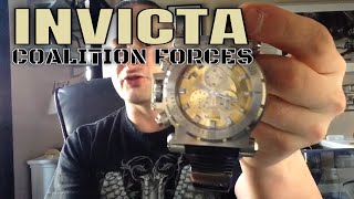 Invicta Watches Review  Invicta Coalition Forces Watch [upl. by Sreip56]