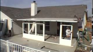 Straight Sunroom Installation Video [upl. by Vivian]