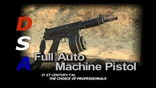 Full auto machine pistol by DSAINC [upl. by Dex295]