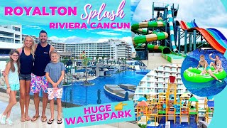 37 Things to Know Royalton SPLASH Riviera Cancun All Inclusive Resort in Mexico with BIG WATERPARK [upl. by Alliuqahs]