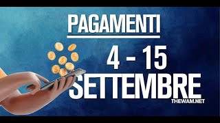 STATO PAGAMENTI INPS 415 SETTEMBRE NASPI REM RDC [upl. by Sidnac]