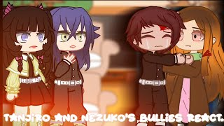 °•Tanjiro and Nezukos Bullies React To Them No ships  𝑪𝒐𝒇𝒇𝒆𝒆 𝑴𝒊𝒍𝒌𝒕𝒆𝒂シ︎ •° [upl. by Einafit507]