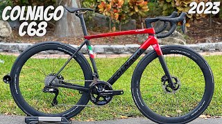 NEW 2023 COLNAGO C68 ALL FEATURES SHOWN REAL WORLD WEIGHT [upl. by Adnamahs]