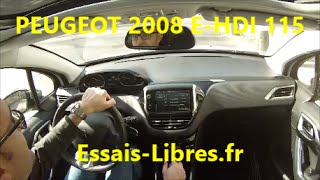 PEUGEOT 2008 16 eHDI 115 FELINE Episode 2 sur route [upl. by Malachi705]