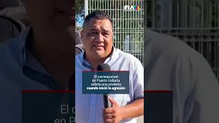 Policías estatales de Jalisco golpean y dañan celular de nuestro compañero Evaristo Tenorio [upl. by Enenaj]