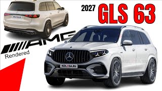 New 2027 MercedesBenz GLS 63 Facelift Rendered [upl. by Cahan907]