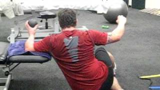 Oblique Shoulder Adduction  Sitting [upl. by Eioj810]