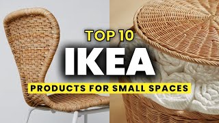 TOP 10 IKEA Products For Small Homes [upl. by Crescin]