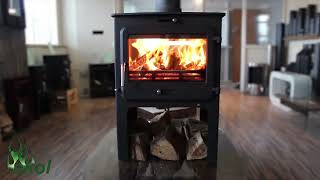 Ekol Clarity Double Sided Wood Burning Stove [upl. by Eila254]