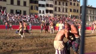 San Giovanni Florence June 24th Calcio Storico and Fireworks‬‏ [upl. by Eniamrahc558]