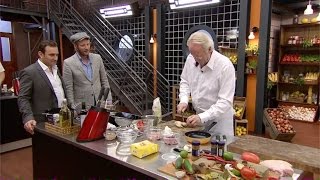 Hellstrøm konkurrer mot MasterChefelevene [upl. by Greyso]