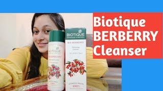 Biotique BERBERRY Best cleanser for Winters [upl. by Ahsikel739]