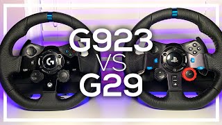 Logitech G923 vs G29 amp G920  Worth the Upgrade [upl. by Akere]