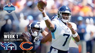 Tennessee Titans vs Chicago Bears  2023 Preseason Week 1 Game Highlights [upl. by Ylla564]