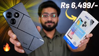 Rs 5999 Smartphone 90Hz Display 🔥 Tecno POP 8 Unboxing  5000mAh Fingerprint amp Dual Speaker ⚡️ [upl. by Namajneb490]