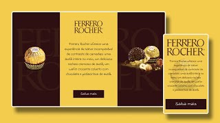 Transformando um Design do Ferrero Rocher em uma Landing Page Figma to website 07 [upl. by Mohandis]