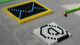 42800 Dominoes  In a Second around the World  Computer amp Internet [upl. by Ryun]