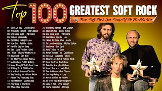 Top Soft Rock Songs 70s 80s 90s 🧿 Bee Gees Lionel Richie Eric Clapton Celine Dion Carly Simon [upl. by Berenice]