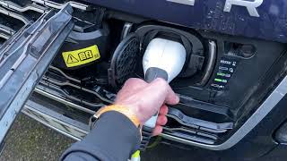 How To Recharge the electric Range Rover P400e Vogue SE PHEV Hybrid [upl. by Lupita]