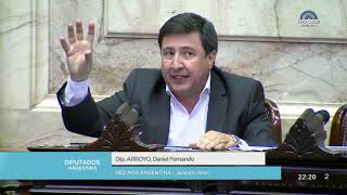 Diputado Arroyo Daniel Fernando  Sesión 24102018  PL [upl. by Orford]