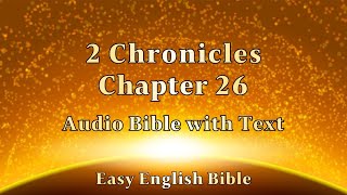 2 Chronicles Chapter 26 Audio Bible 역대하 26장 성경 보면서 듣기 [upl. by Acisset]