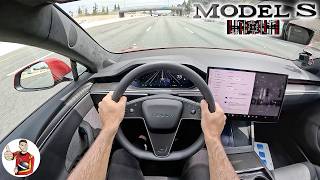 What Its Like to Live with a 2024 Tesla Model S Plaid POV [upl. by Archie932]