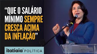 TEBET NO G20 DESIGUALDADE NO BRASIL SÓ CAI COM AUMENTO DO SALÁRIO MÍNIMO ACIMA DA INFLAÇÃO [upl. by Notlem910]